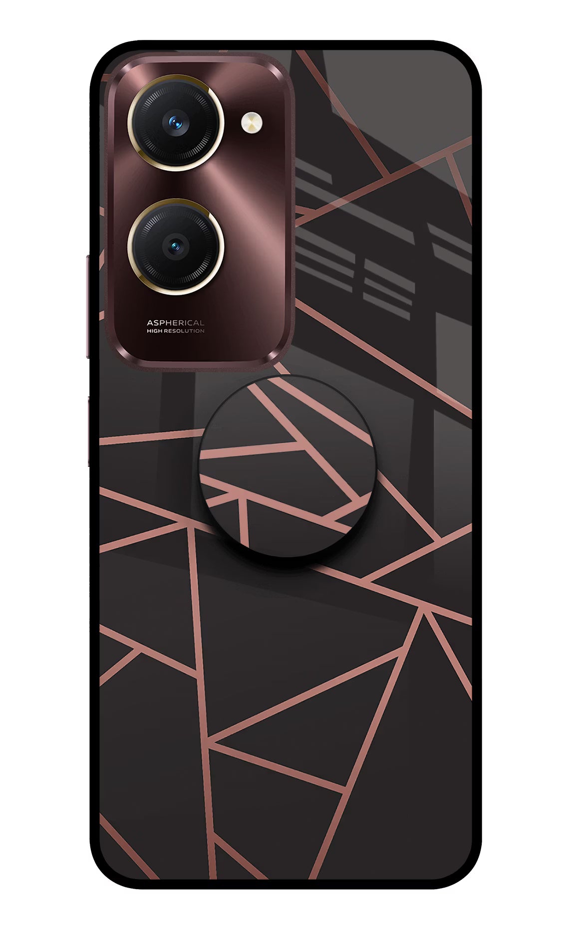 Geometric Pattern Vivo Y28s 5G Pop Case by Casekaro
