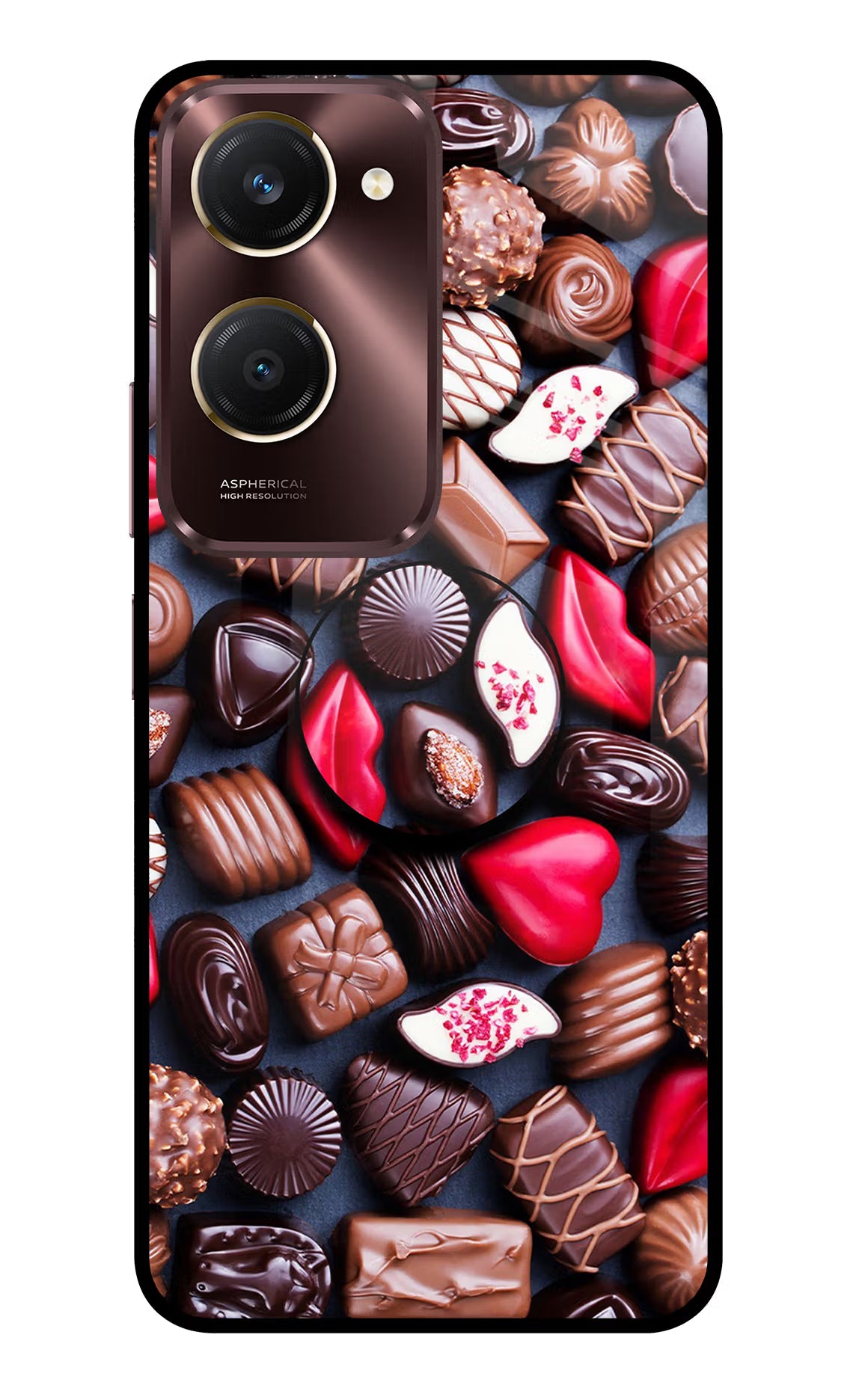 Chocolates Vivo Y28s 5G Pop Case by Casekaro