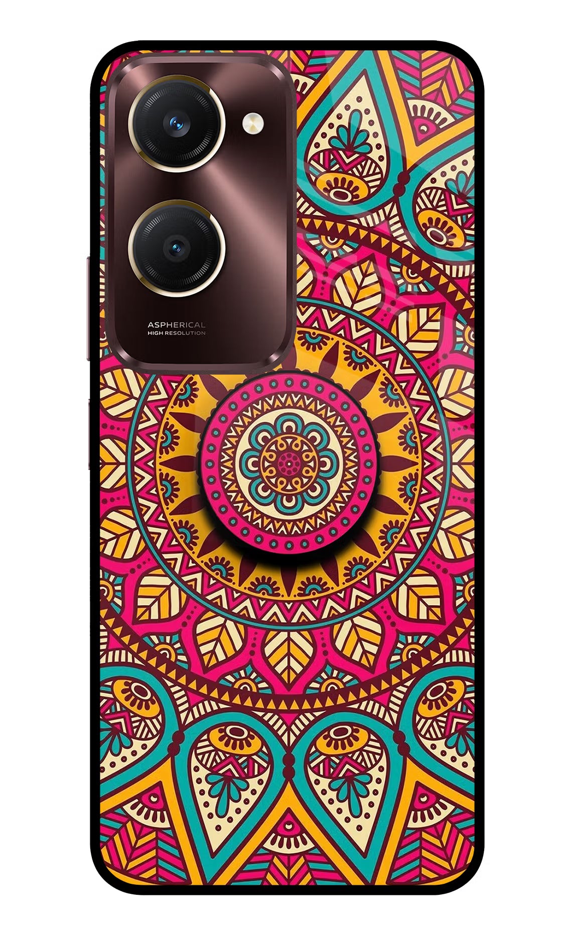 Mandala Vivo Y28s 5G Pop Case by Casekaro