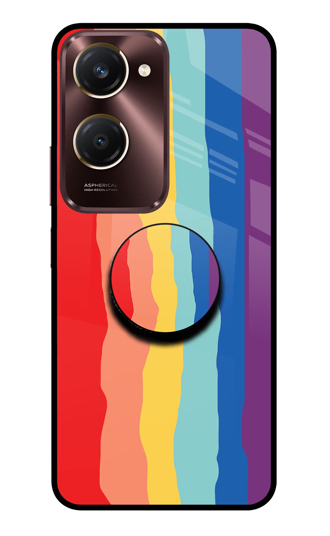 Rainbow Vivo Y28s 5G Pop Case by Casekaro