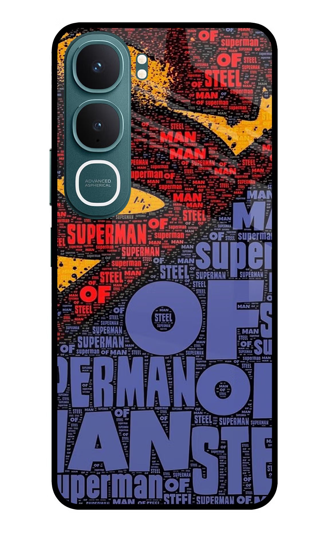 Superman Vivo Y31 5G Glass Case