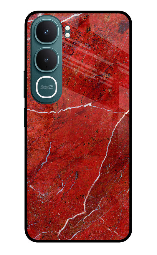 Red Marble Design Vivo Y31 5G Glass Case