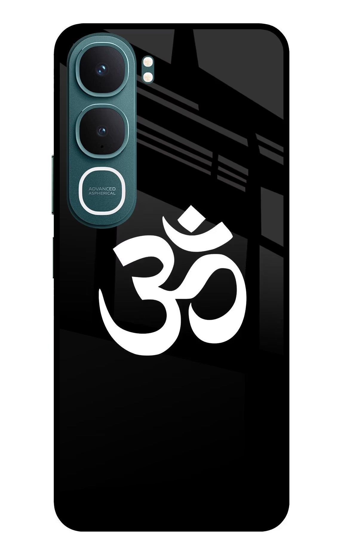 Om Vivo Y31 5G Glass Case Back Cover by Casekaro