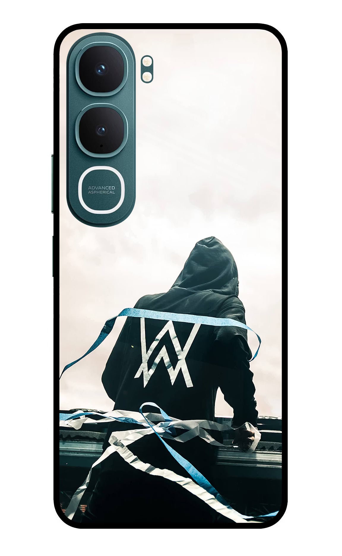 Alan Walker Vivo Y31 5G Glass Case Back Cover by Casekaro