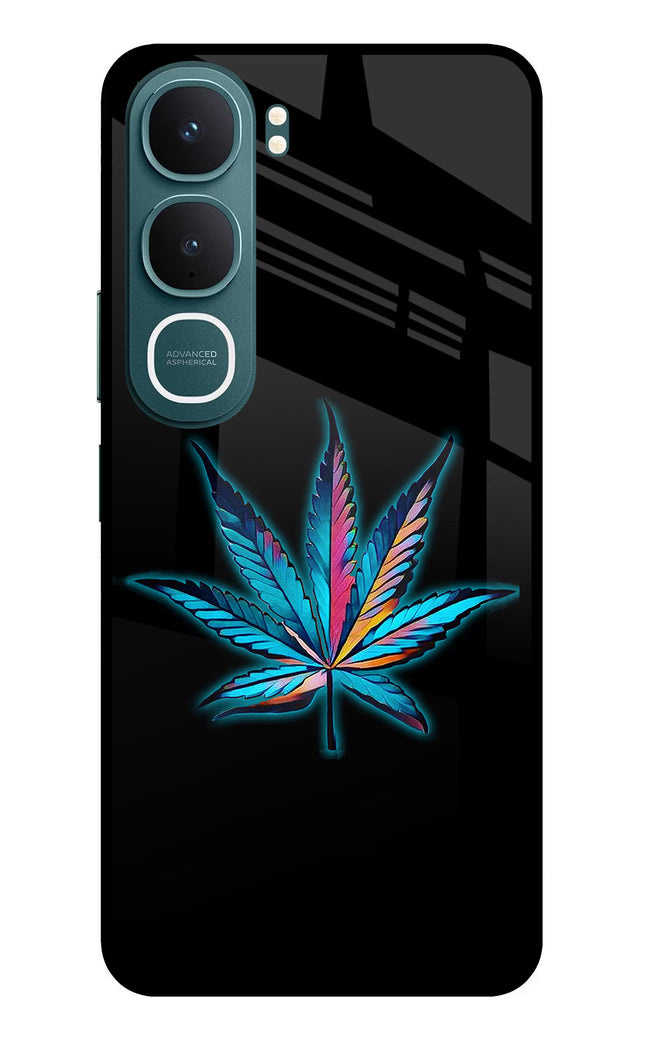 Weed Vivo Y31 5G Glass Case Back Cover by Casekaro