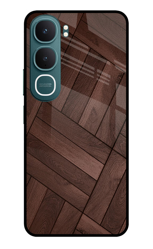 Wooden Texture Design Vivo Y31 5G Glass Case