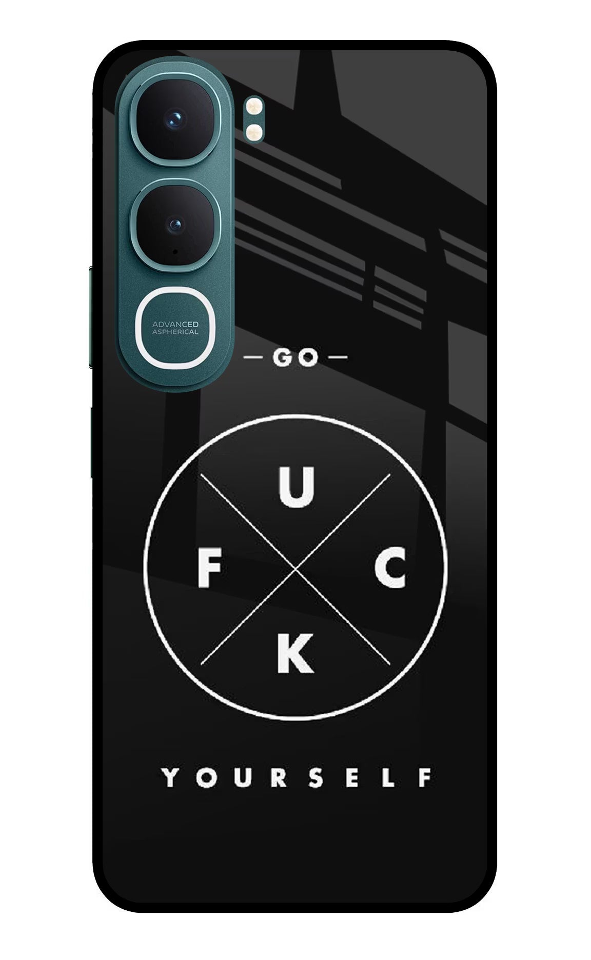 Go Fuck Yourself Vivo Y31 5G Glass Case
