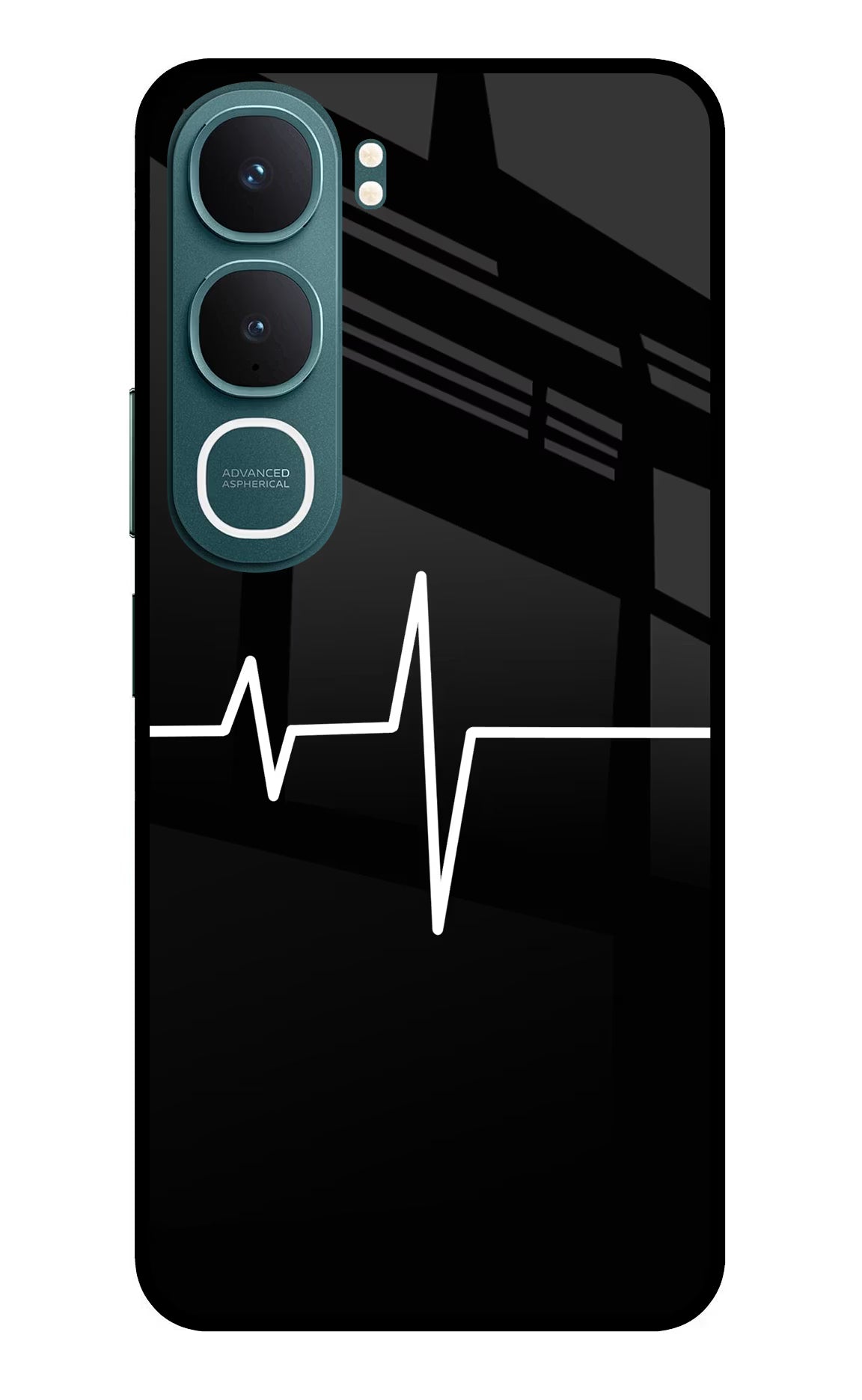 Heart Beats Vivo Y31 5G Glass Case