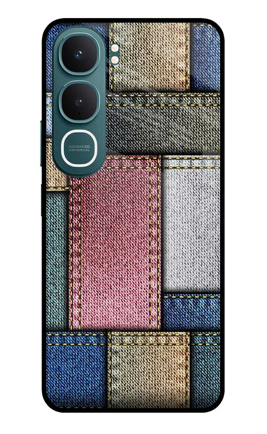 Multicolor Jeans Vivo Y31 5G Glass Case