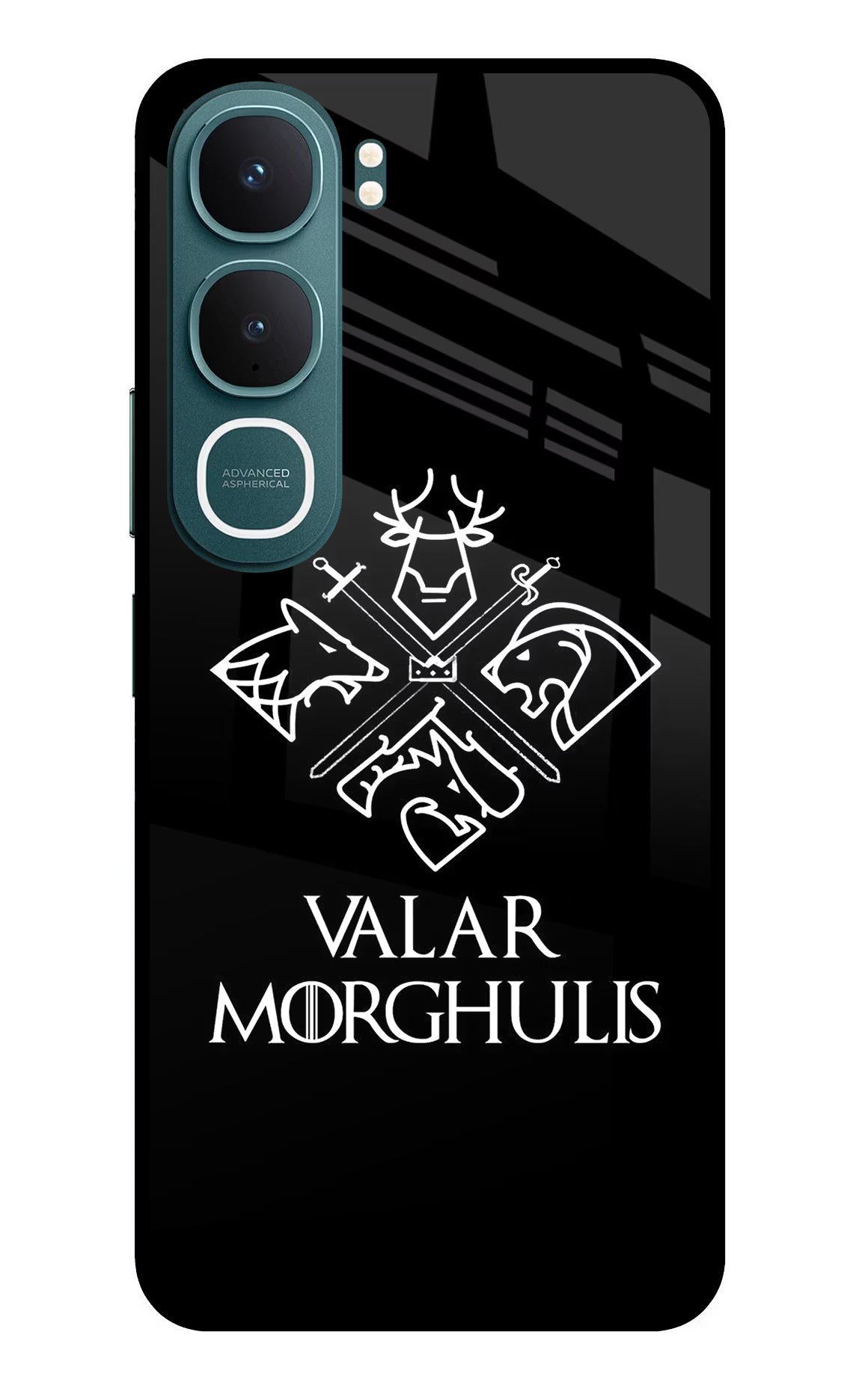 Valar Morghulis | Game Of Thrones Vivo Y31 5G Glass Case Back Cover by Casekaro