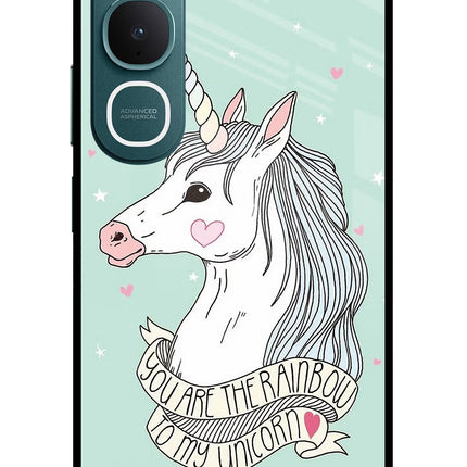 Unicorn Wallpaper Vivo Y31 5G Glass Case