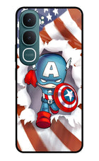 Captain America Vivo Y31 5G Glass Case