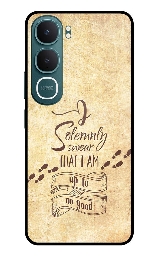 I Solemnly swear that i up to no good Vivo Y31 5G Glass Case