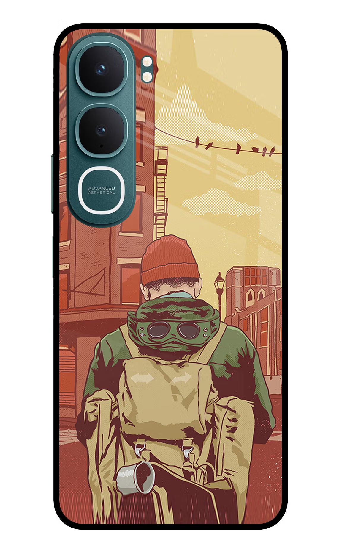 Adventurous Vivo Y31 5G Glass Case