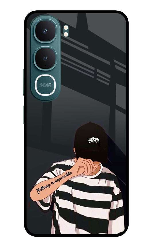 Aesthetic Boy Vivo Y31 5G Glass Case