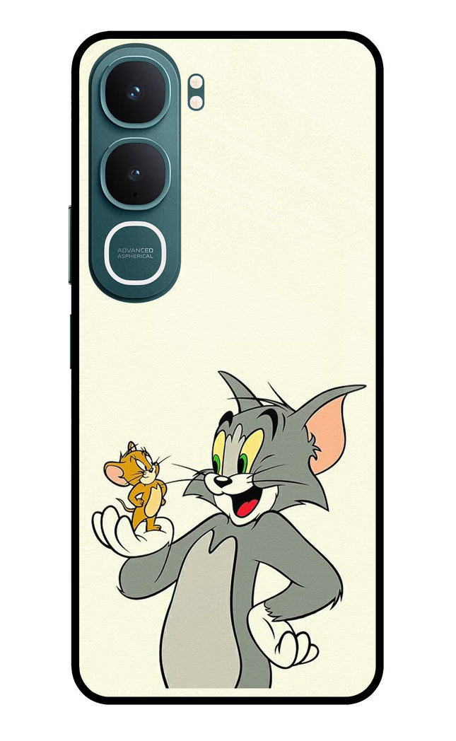 Tom & Jerry Vivo Y31 5G Glass Case Back Cover by Casekaro