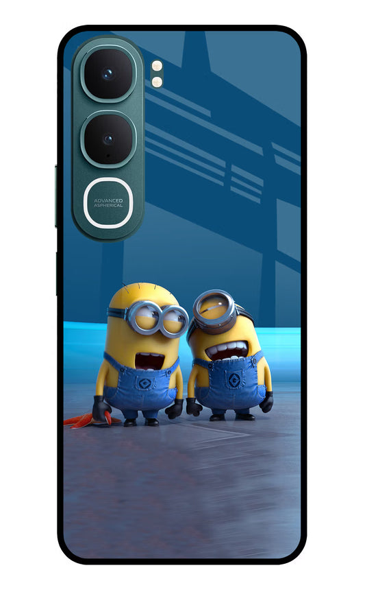 Minion Laughing Vivo Y31 5G Glass Case
