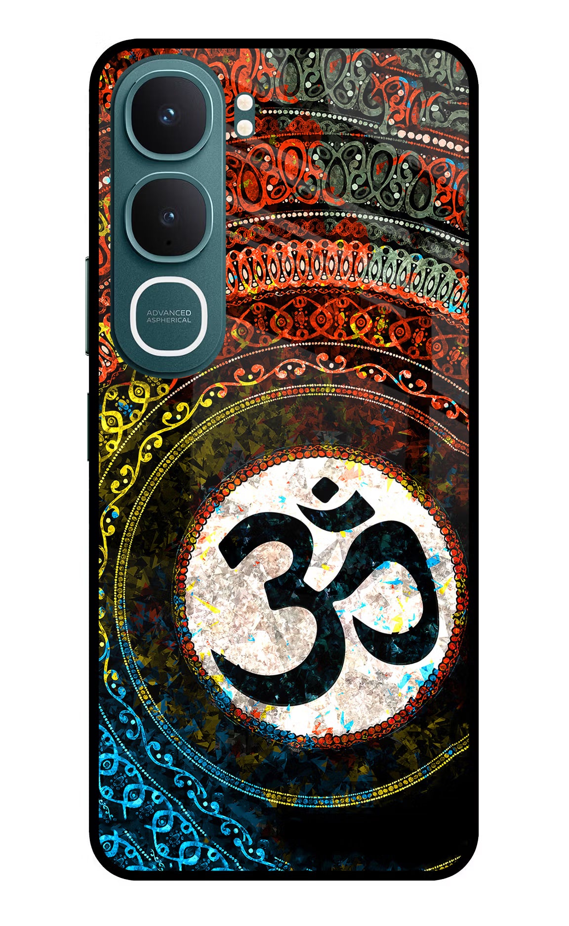 Om Cultural Vivo Y31 5G Glass Case