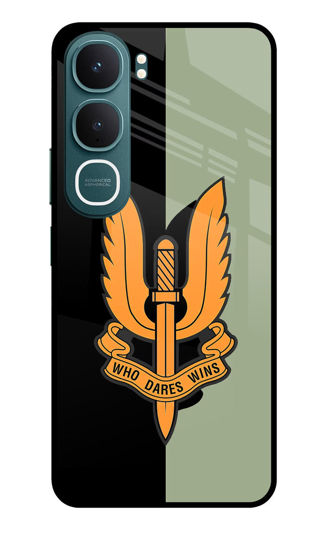 Balidan Logo Vivo Y31 5G Glass Case Back Cover by Casekaro