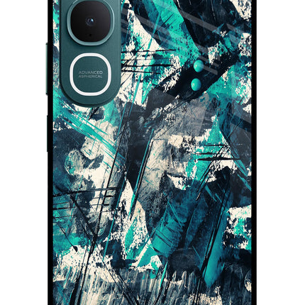 Artwork Vivo Y31 5G Glass Case Back Cover by Casekaro