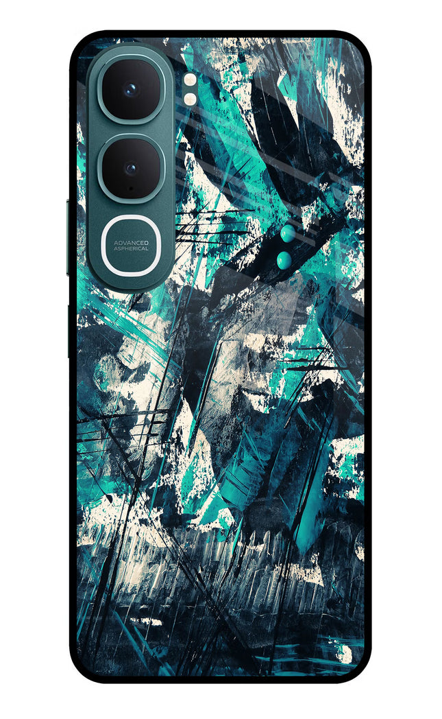 Artwork Vivo Y31 5G Glass Case Back Cover by Casekaro