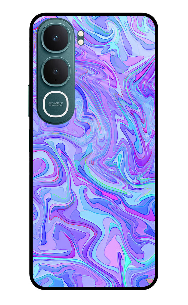 Glitter Vivo Y31 5G Glass Case Back Cover by Casekaro