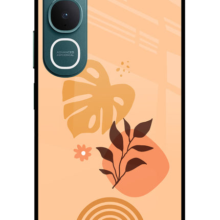 Bohemian Art Vivo Y31 5G Glass Case Back Cover by Casekaro