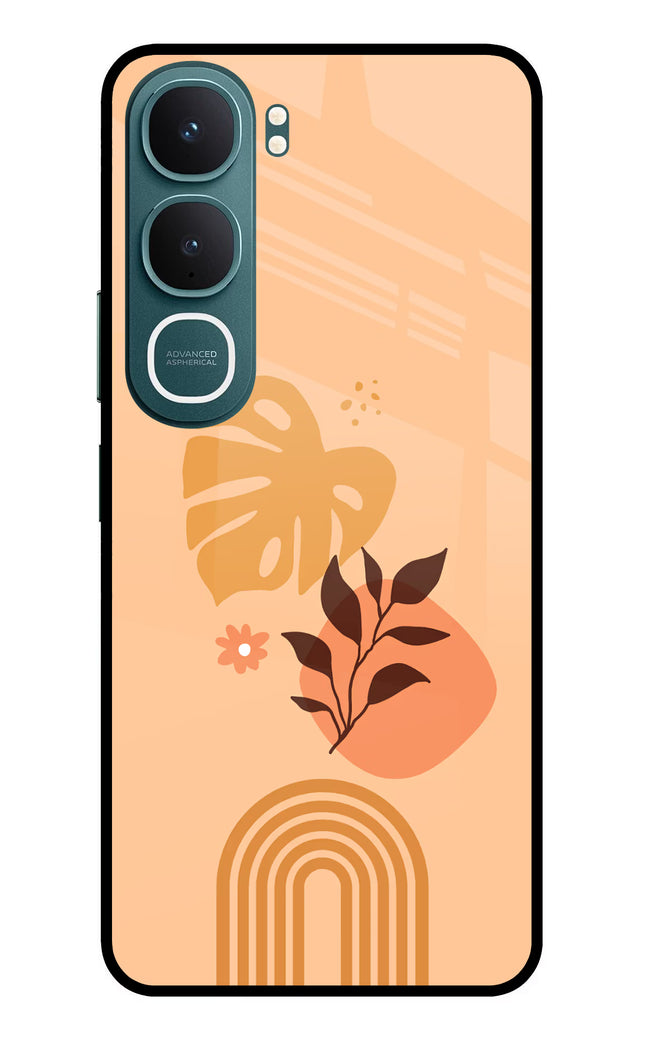 Bohemian Art Vivo Y31 5G Glass Case Back Cover by Casekaro
