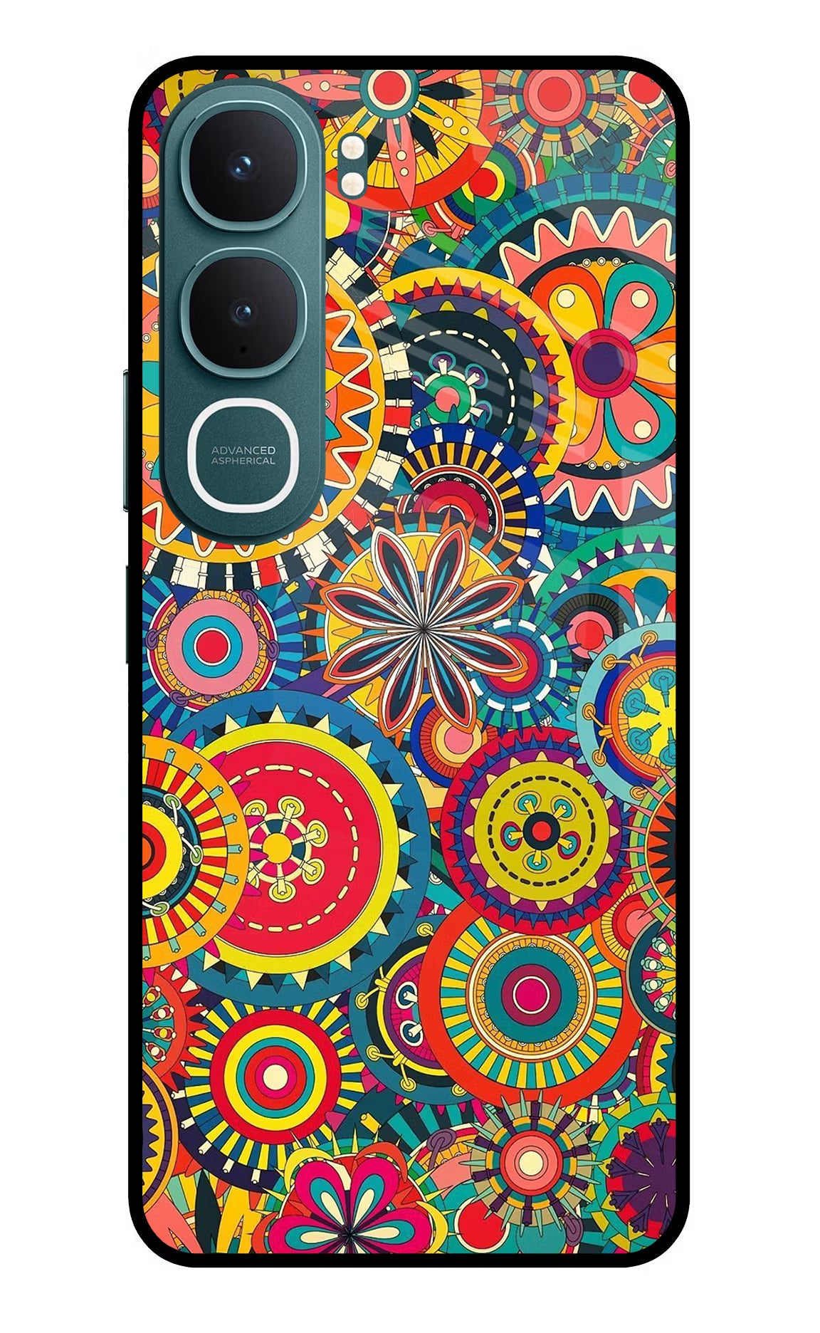 Gol Gol Art Vivo Y31 5G Glass Case