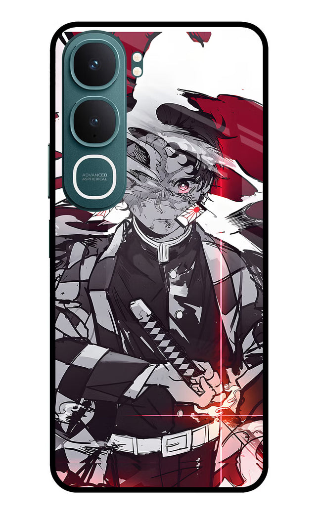 Demon Slayer Vivo Y31 5G Glass Case Back Cover by Casekaro