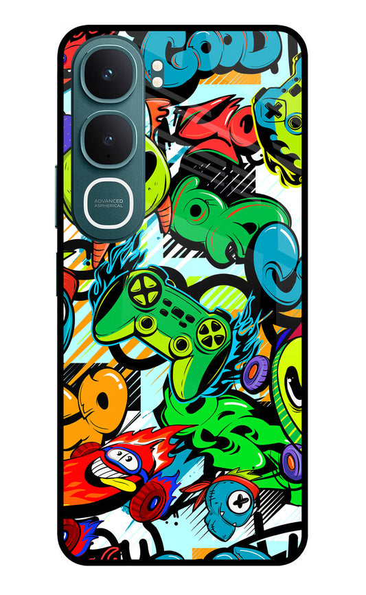 Game Doodle Vivo Y31 5G Glass Case