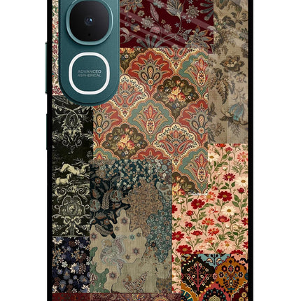 Desi Print Vivo Y31 5G Glass Case Back Cover by Casekaro