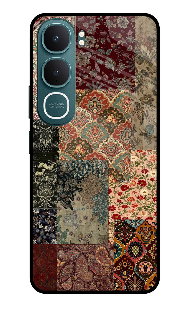 Desi Print Vivo Y31 5G Glass Case Back Cover by Casekaro