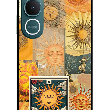 Sun Vivo Y31 5G Glass Case Back Cover by Casekaro