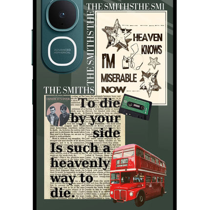 The Smiths Vivo Y31 5G Glass Case Back Cover by Casekaro