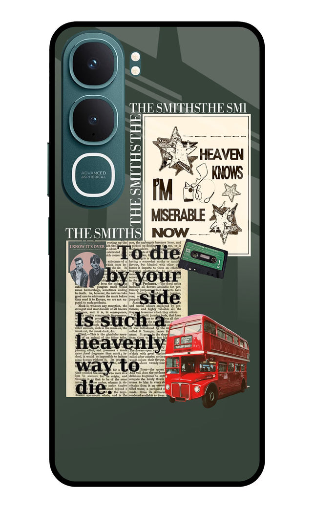 The Smiths Vivo Y31 5G Glass Case Back Cover by Casekaro