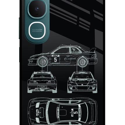 WRC'99 Vivo Y31 5G Glass Case Back Cover by Casekaro