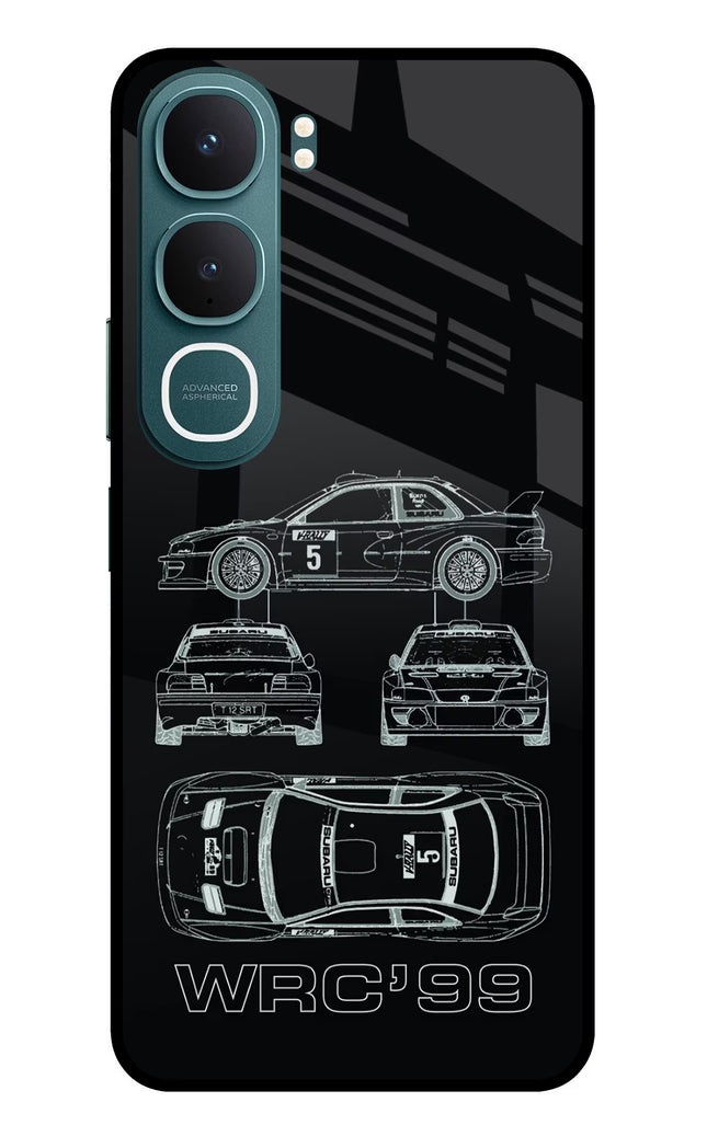 WRC'99 Vivo Y31 5G Glass Case Back Cover by Casekaro