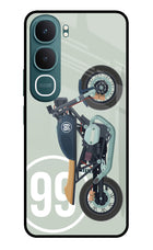 Classic Cafe Racer 99 Vivo Y31 5G Glass Case