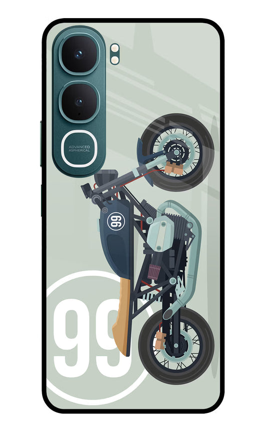 Classic Cafe Racer 99 Vivo Y31 5G Glass Case