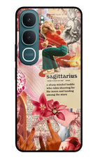 Sagittarius Zodiac Vivo Y31 5G Glass Case
