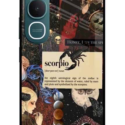 Scorpio Zodiac Vivo Y31 5G Glass Case