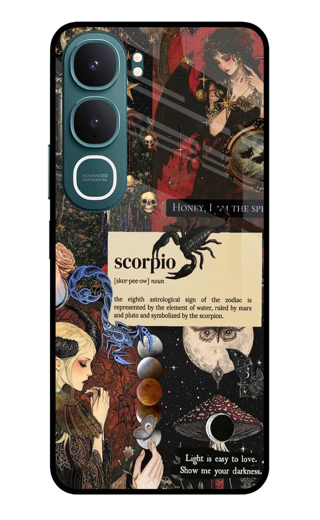 Scorpio Zodiac Vivo Y31 5G Glass Case