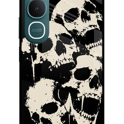 Dead Stack Vivo Y31 5G Glass Case Back Cover by Casekaro