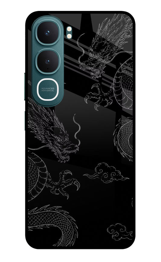 Twin Dragons Vivo Y31 5G Glass Case