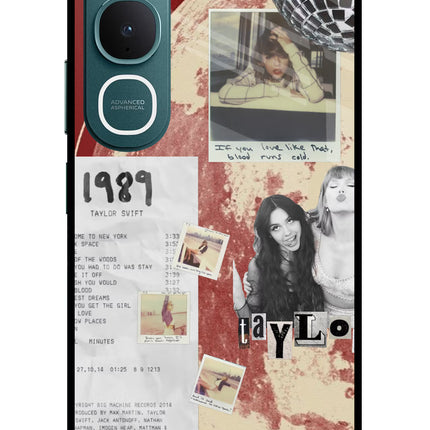 Taylor Swift Vivo Y31 5G Glass Case Back Cover by Casekaro