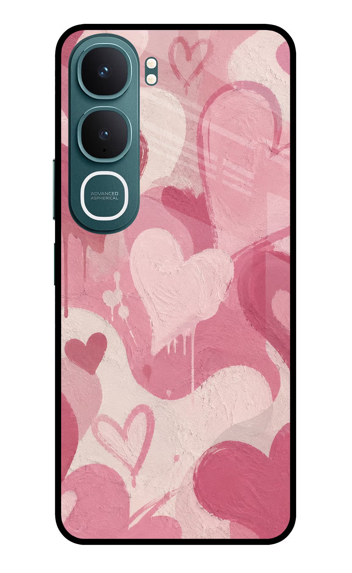 Hearty case Vivo Y31 5G Glass Case