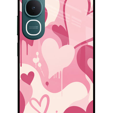 Hearty case Vivo Y31 5G Glass Case Back Cover by Casekaro