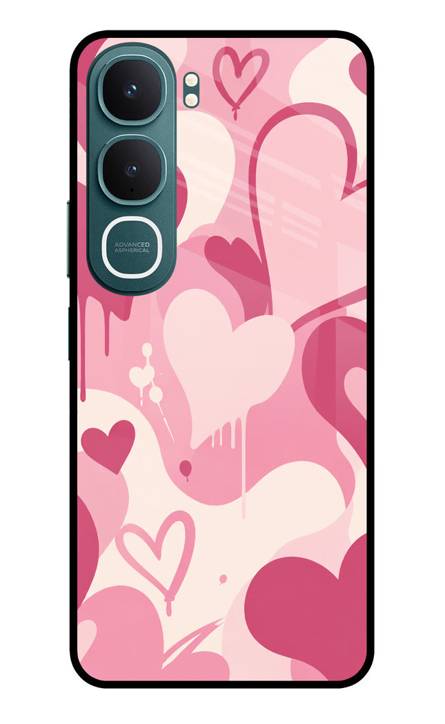 Hearty case Vivo Y31 5G Glass Case Back Cover by Casekaro