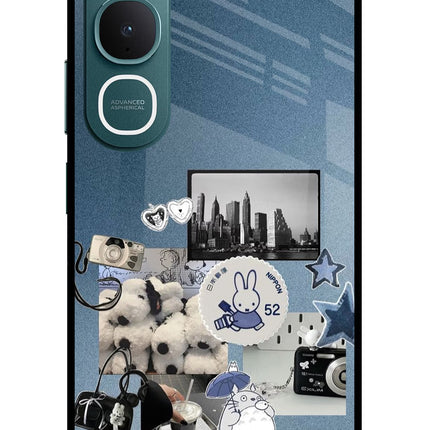 Miffy Vivo Y31 5G Glass Case Back Cover by Casekaro